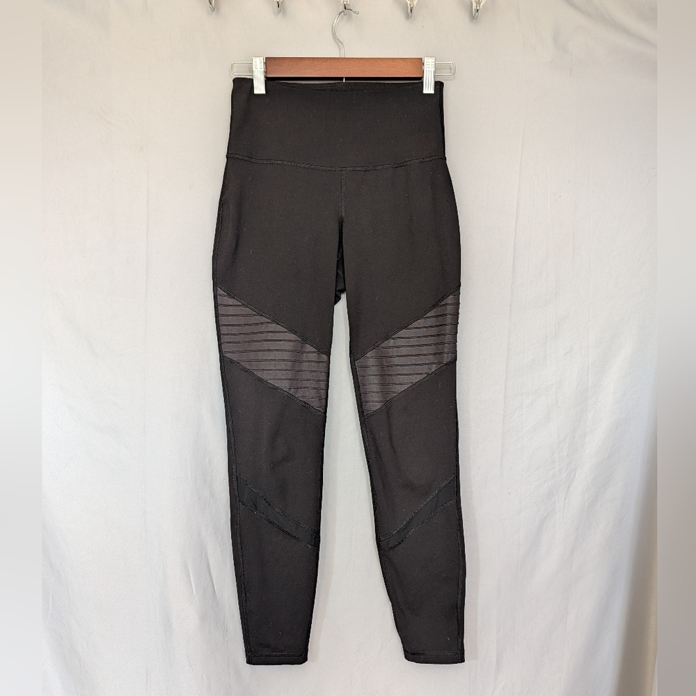 Old Navy Active Go-Dry Moto Leggings Black Size S